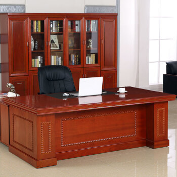 达蕾尔老板桌 中式油漆总裁办公桌组合，诠释定制办公家具新境界